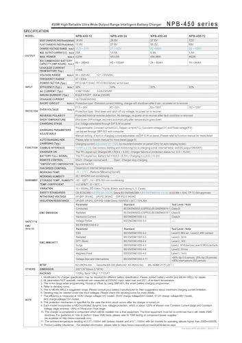 NPB-450 chargeur de batterie segmentée 450W 12V 24V 48V 72V - 4