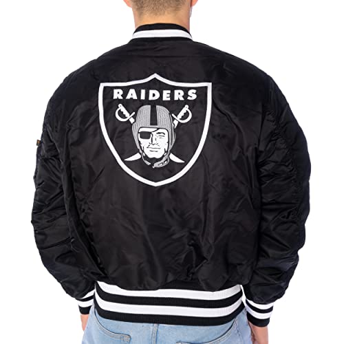 NEW ERA RAIDERS ジャケット ブラック New Era NFL Las Vegas Raiders MA-1M męska kurtka bomberka