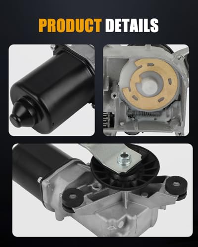 Image of ROADFAR Front Wiper Motor W /O Control Module Replacement for 1995-1997 for Chevrolet for Blazer,1994-1997 for Chevrolet for S10,1995-1997 for GMC for Jimmy 22121967 Wiper Motor 3 Pins