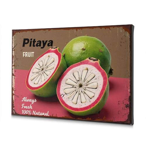 Tableau décoration toile fruits de pitaya impression haute définition