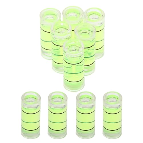 IWOWHERO 10pcs Miniature Bubble Spirit Levels High Precision Carpenter Level