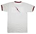 Flash Gordon Flash Bolt Ringer Adult White T-Shirt XL