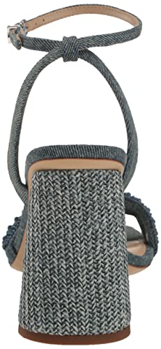 Sam Edelman Women's Kia Heeled Sandal, Washed New Blue Beaded, 9 #TOP2