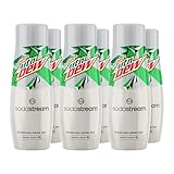 Sodastream Diet Mountain Dew® Syrup Drink Mix, Sugar Free Caffeinated Syrup, Citrus Flavour, 6 x 440ml Multipack, Home Sparkling Water, Makes Approx. 54L
