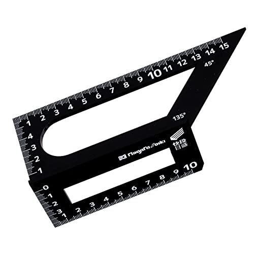 新潟精機(Niigataseiki) SK 日本製 ポリカ止定規 快段目盛 ASQ-100PCKD
