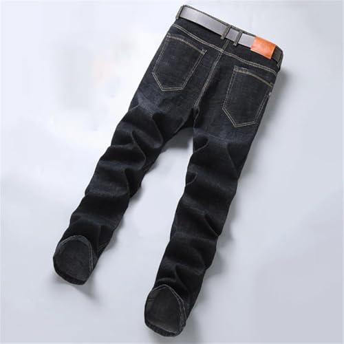 Men's Slim Fit Stretch Denim Jeans Comfortable Soft Straight Leg Casual Business Fashion Pants for Everyday Wear4