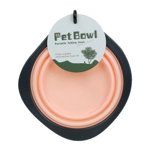 Ciotola pieghevole per cani, per acqua, trasportabile, per animali in viaggio, per animali domestici, con moschettone, ciotola per cibo e acqua, per campeggio, escursioni, passeggiate