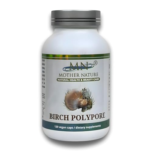 Organic Birch Polypore Mushroom Capsules 1000mg Per Serving | 120 Vegan Caps (60-Day Supply) | High in Beta-Glucans & Natural Compounds | Fomitopsis Betulina | Made in USA Organic Birch Polypore Mushroom Capsules 1000mg Per Serving | 120 Vegan Caps (60-Day Supply) | High in Beta-Glucans & Natural Compounds | Fomitopsis Betulina | Made in USA