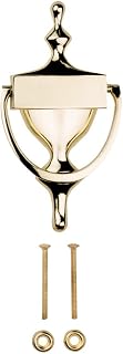 National Hardware N336-216 Door Knocker in Brass, 7"