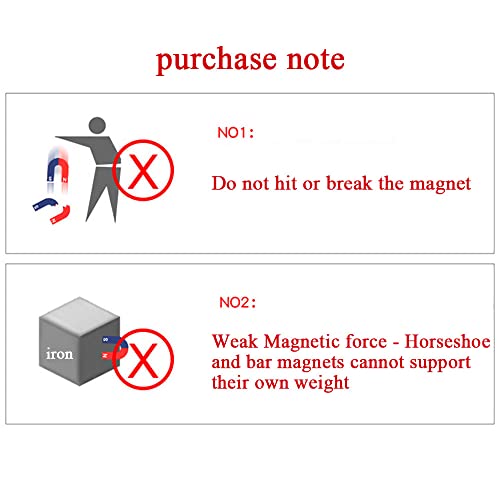 Aomag® Strong Red Alnico Horseshoe Magnet 40 Lb Capacity Pull Power 12 Oz Tool Magnets #TOP6