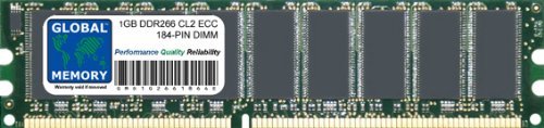 1 GB DDR 266 MHz PC2100 184-PIN ECC DIMM (UDIMM) Memoria RAM per Server/Workstation/schede Madri