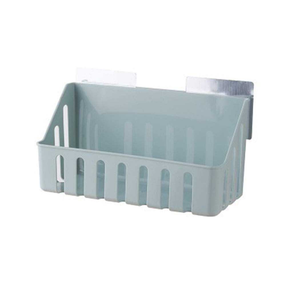 Boîte de rangement murale en plastique vert multifonction pour cuisine