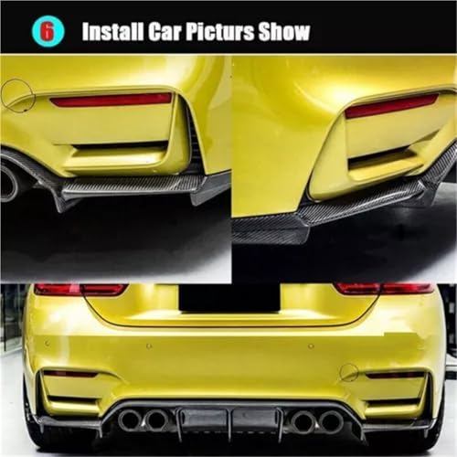 Difusor de parachoques trasero para F82 F83 M4 y F80 M3 kit exterior 2015-2020 4