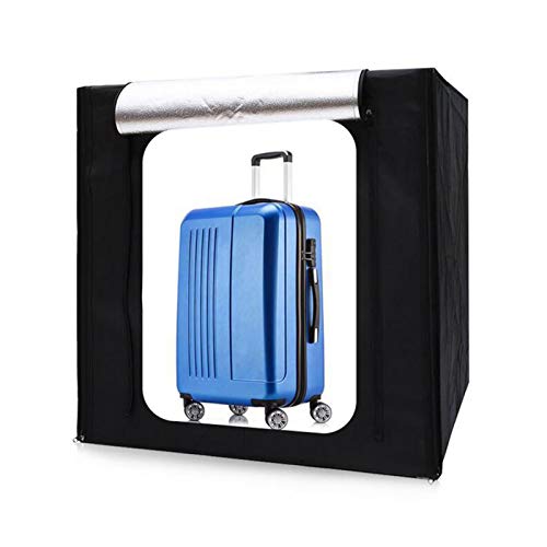 撮影ボックス 撮影ブース 大型 90x90x90cm 撮影スタジオ 撮影キット 3色背景布付き(ブラック ホワイト 青い) 撮影キット 簡易撮影スタジオ 3本LEDライト板付き 光度調整可能 マルチアングル撮影 背景スクリー 折り畳み式 軽便携帯型 組み立