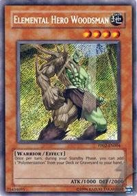 Yu-Gi-Oh! - Elemental Hero Woodsman (PP02-EN004) - Paquete Premium 2 - Edición ilimitada - Secret Rare