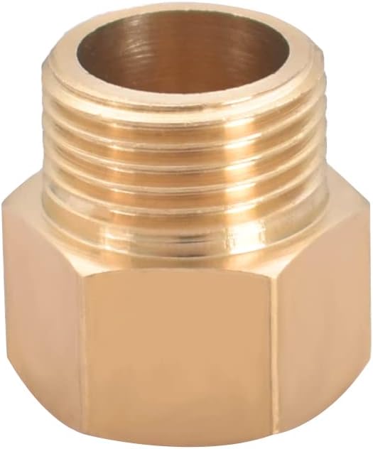 1/8" 1/4" 3/8" 1/2" 3/4" 1" Male Female Thread Brass Elbow End Cap Nipple Tee Pipe Fitting Coupler Connector (Female to,1")