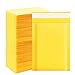 DaSen Kraft bubble mailers 4x7 Inch 100 Pack,Self-Sealing Paper Envelopes for Packaging,Strong Adhesion Envelope Mailers, Small Waterproof Cushioned Padded Shipping Bags Yellow #000