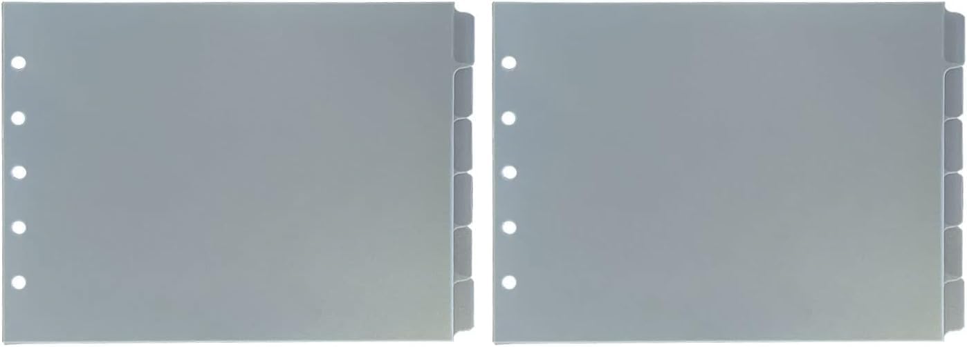 tabs (Plastic Gray-Green, 8 1/2" x 11" Standard) (Pack of 2)