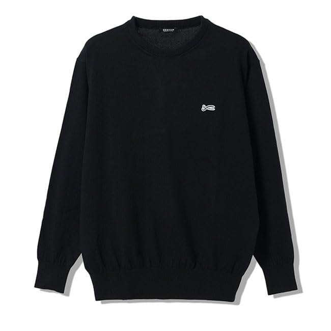 Amazon | [デンハム] 12GG COTTON CREW シザーズロゴ コットン ニット