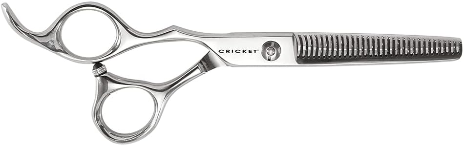 Cricket Shear Advantage Left-Hand Duo Professional Stylist 5.75" & 32T Stainless Steel Hair Cutting Scissors and Hair Thinning Shears Set, Lefty, Value Set with Case and Accessories