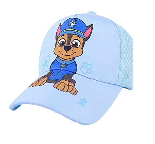 パウ パトロール キャップ 帽子 子供 46cm-54cm 調整可能 コーデ アクセント キュート 上品 春夏 旅行 クリスマス プレゼント カジュアル ヒップホップ (青1)