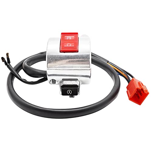 Right Start Stop Kill Control Switch Button for Honda VTX1300 VTX1300C/VTX1300R/VTX1300S/VTX1300T 2003-2009, OEM# 35013-MEA-672 35130-MEM-672