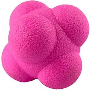 AIRLAXER Reaction Ball, Reflex Ball for Hand Eye Coordination Training,2.83 inch,Pink