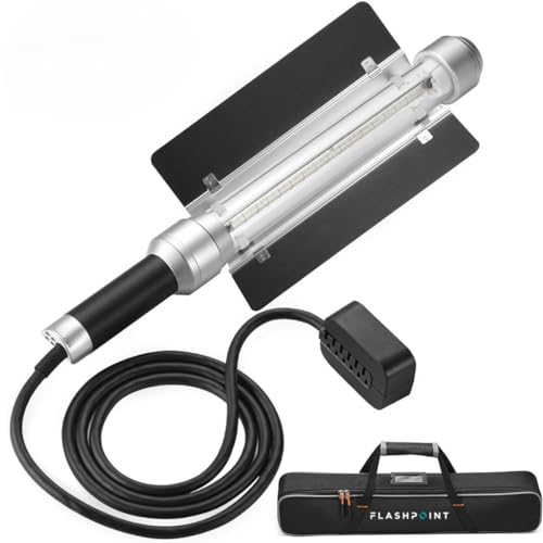 Flashpoint AD-S200 Stick Flash Head for Godox AD200/AD200Pro, or eVOLV 200/Pro Portable Handheld Stick Flash Head with 360 Degree Transparent Flash Tube for Studio or Outdoor Photography Lighting