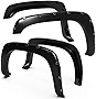 Tyger Auto TG-FF8C4058 for 1999-2006 Chevy Silverado / GMC Sierra (Incl. 2007 Classic) | Paintable Smooth Matte Black Pocket Bolt-Riveted Style Fender Flare Set, 4 Piece