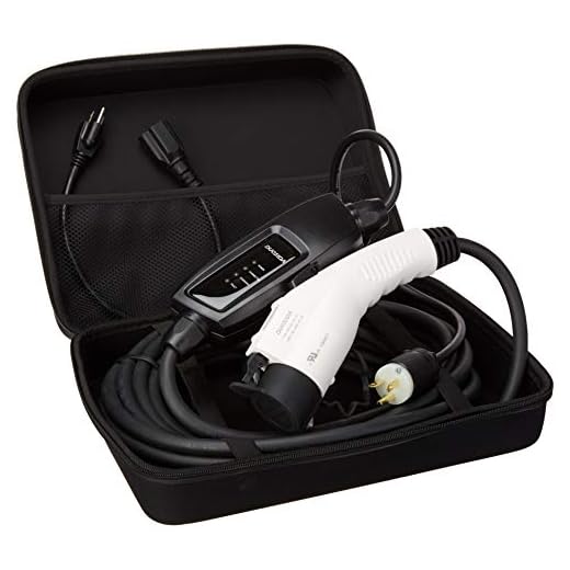 Duosida Level 1+2 EV Charger(120-240V,16A,25ft) Portable EVSE Home Electric Vehicle Charging Station Universal