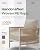 Oasbira Aluminum Outdoor Patio Furniture Set with Dual-Layer Coffee Table, 4 Piece Modern Patio Conversation Sets with PE Rope, Outdoor Sectional Sofa with Thick Cushions for Balcony, Porch, Beige