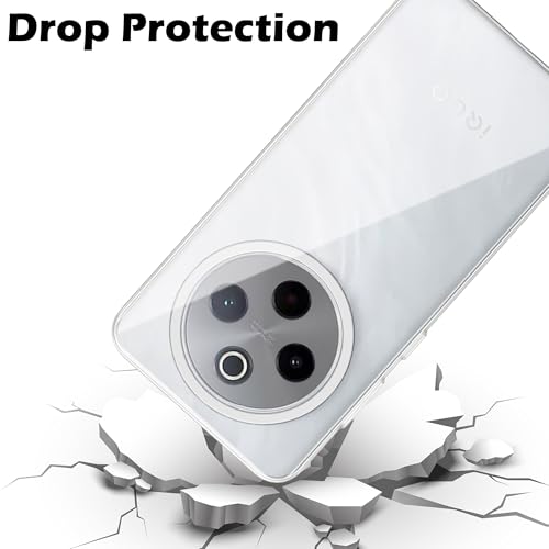 Image of Amazon Brand - Solimo for iQOO Z10 5G Premium Transparent Soft Silicon Crystal Clear Back Cover [Transparent]