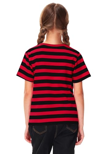 Image of Deerose Kids Striped Shirts Short Sleeve Boy Girls July 4th Patriotic Tee Top 3-14 Years