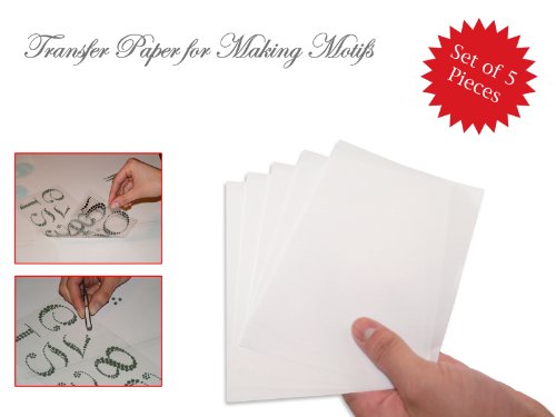 Lana 's Magic diamante diseño papel de transferencia (5 piezas) unidades (hierro en Hot-Fix artículos)