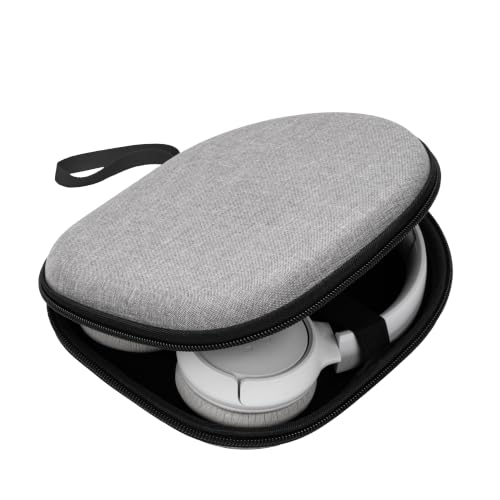 Image of Ginsco Headphone Case Compatible with JBL Tune 510BT /520BT /500BT /Junior 320, with Sony WH-CH520 /510, Ultra-Slim Hard Shell Headphone Case for On Ear Headphones (Gray)