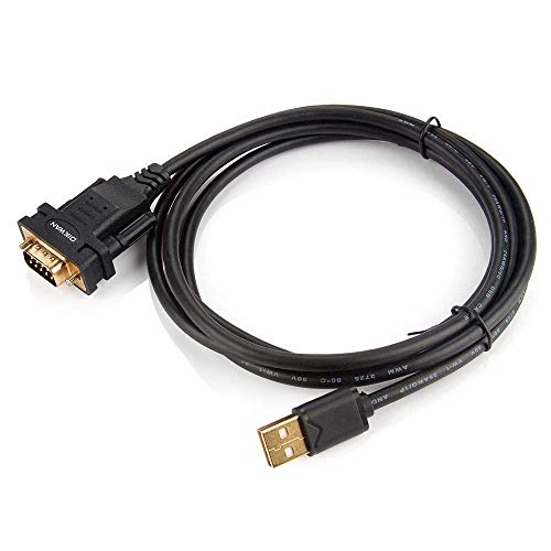 OIKWAN USB Console Cable to RJ45 and USB to DB9 Serial Cable for