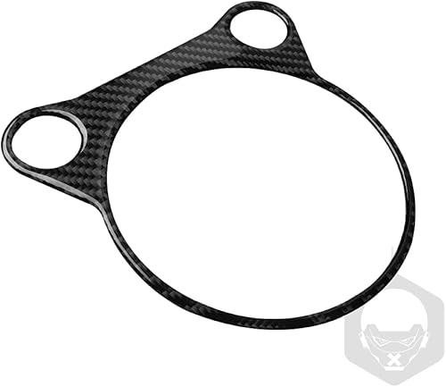 Miniatura 10 de Adhesivo para panel de palanca de cambios de consola central de automóvil, decoración de fibra de carbono suave real, interior de automóvil