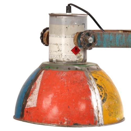 Lampe suspendue industrielle multicolore 25W E27 111cm pour maison - 6