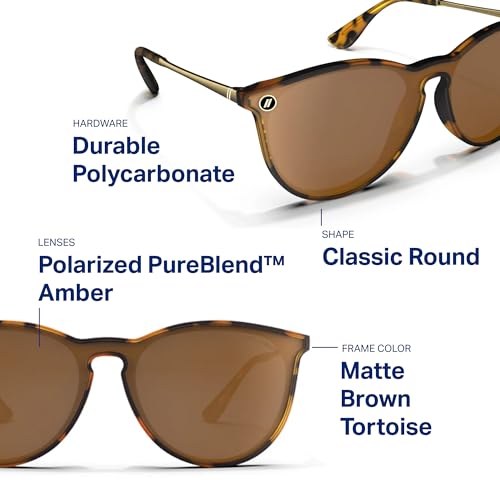 Image of Blenders Eyewear North Park X2 - Polarized Sunglasses - Classic Shape, Mixed Metal Frame - 100% UV Protection
