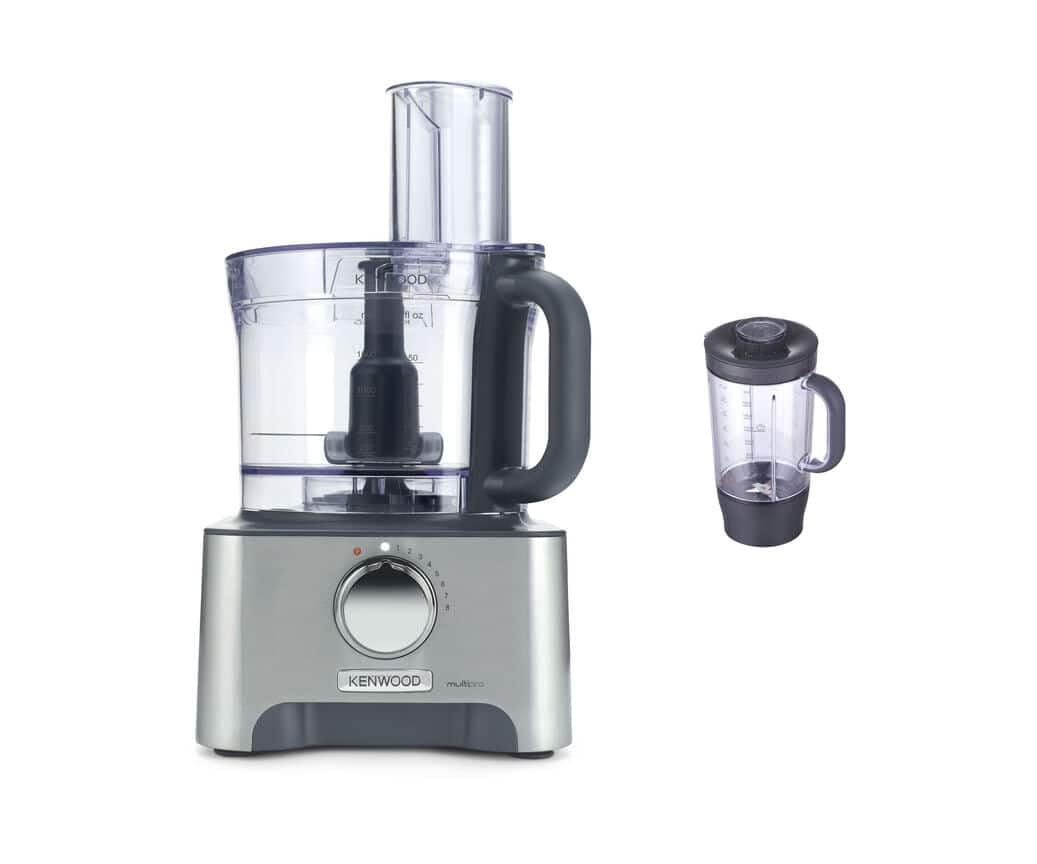 Kenwood FDM780BA MultiPro Classic Food Processor, Robot da Cucina con Frullatore, 1000 W, 3 Litri, Metallo Pressofuso, Argento