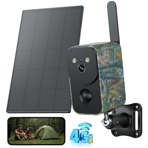 【Qualità 2K HD・Rilevamento Intelligente】 Dotata di risoluzione 3 MP, la Telecamera Solare con SIM garantisce dettagli precisi in 2K HD. Grazie alla visione notturna a colori e bianco/nero (fino a 20 m), assicura un monitoraggio nitido in qualsiasi condizione di luce. Il rilevamento intelligente attiva una sirena e invia notifiche in tempo reale sull'app, anche dall'estero.