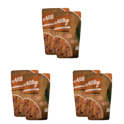 Image of Nutzy Dried Fruits Nuts And Seeds (Golden Raisins /Munakka /Kishmish, 500 Gm (2X250G)) (Pack of 3)