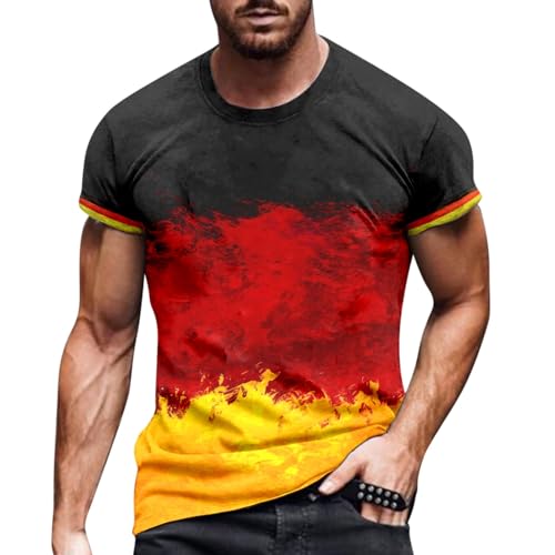 EM 2024 Deutschland Europameisterschaft Fußball 3D TShirt Verkauft Von