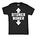 Mens Funny T Shirts Stoner Boner Sarcastic 420 Graphic Novelty Tee for Men Funny T Shirts 420 Apparel for Men Cool Sarcastic Short Sleeve Novelty Tees for Black - L