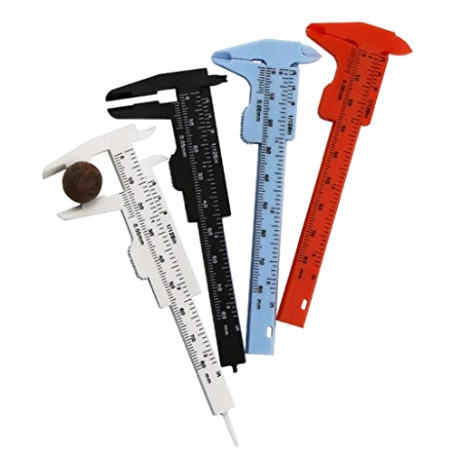 Calibrador de 80 mm con escala doble, 4 piezas miniatura 2