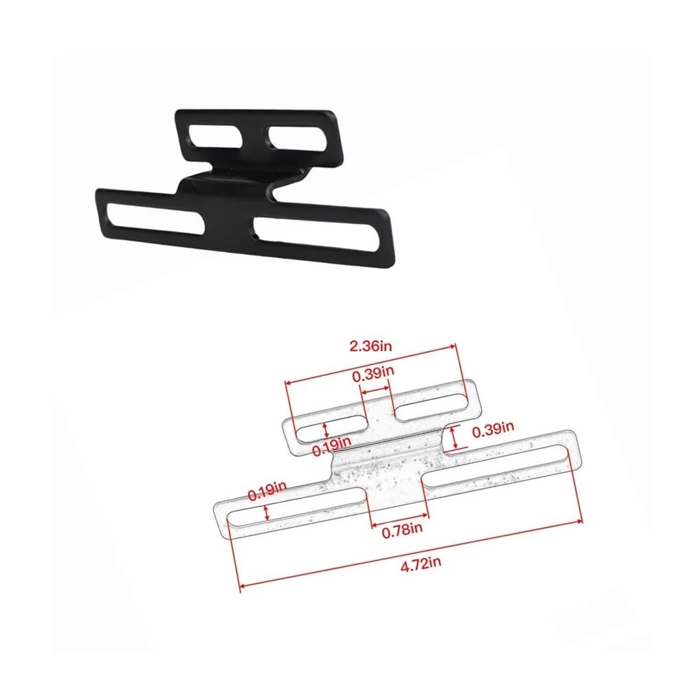 Support Universel de Support Plaque d'immatriculation Moto(R-152)