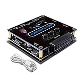 Set of RGBS VGA SCART to YPBPR Component Converter 3.5 x 3.5 x 1.4 Inches Video Adapter Fast Convers