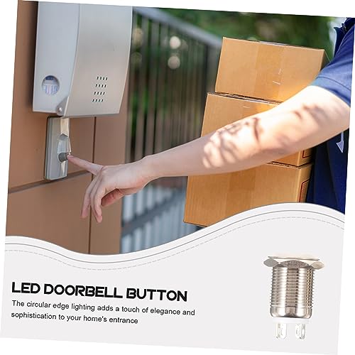 OSALADI 2 Unidades Tocar Campainha Botão Campainha Com Fio Fornecimento De Campainha Parte Da Campai