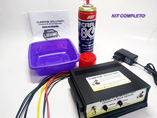 Máquina para limpeza e teste de bicos injetores (carros e motos)