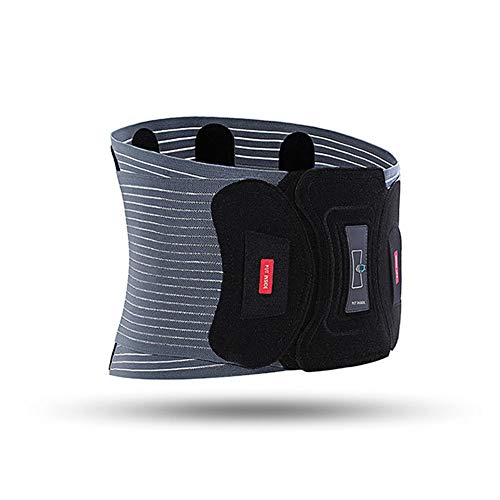 ZFF Doble Apoyo Soporte Lumbar Cinturón,Faja Lumbar Fitness Cinturón para...